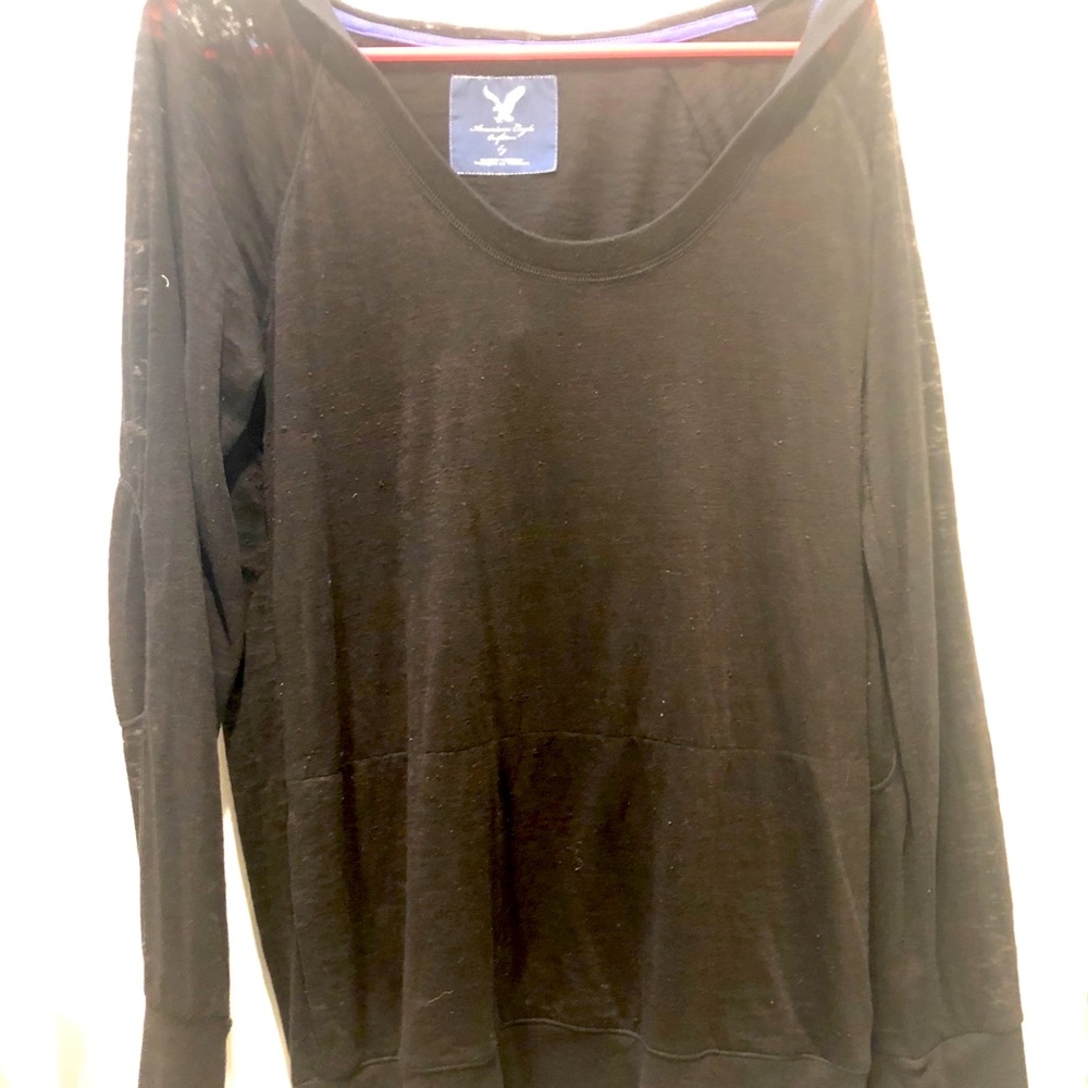 Hooded Heathered top